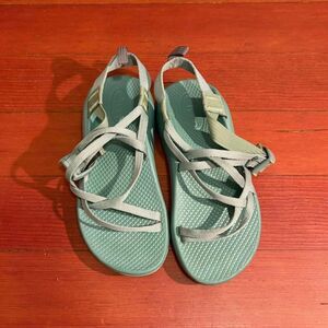 Chaco Womens Sage Green Sandals Size 5